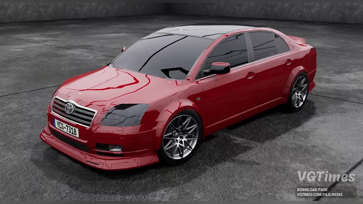 BeamNG.drive — Toyota Avensis 2004 fix (0.37.x)