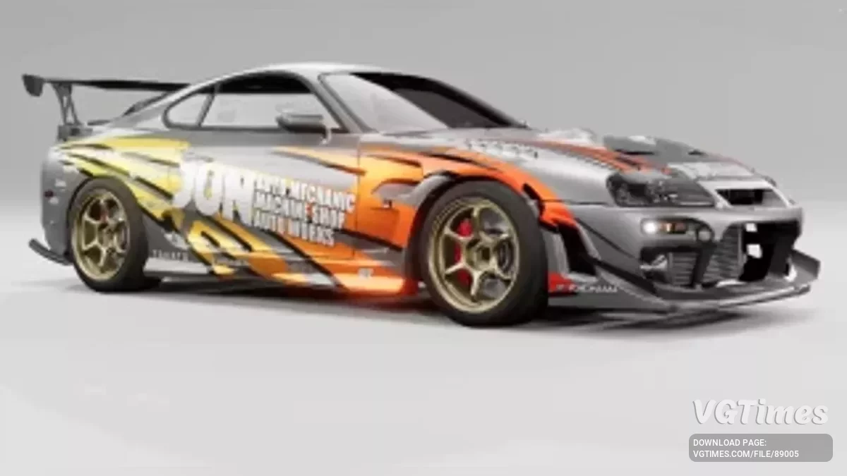 BeamNG.drive — Universal Monsta Frame (Supra MK4) v4.70 (0.37.x)