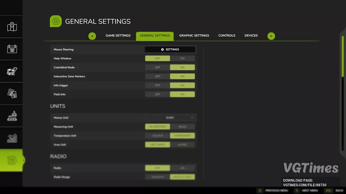 Farming Simulator 25 — Управление мышью [1.2.0.2]