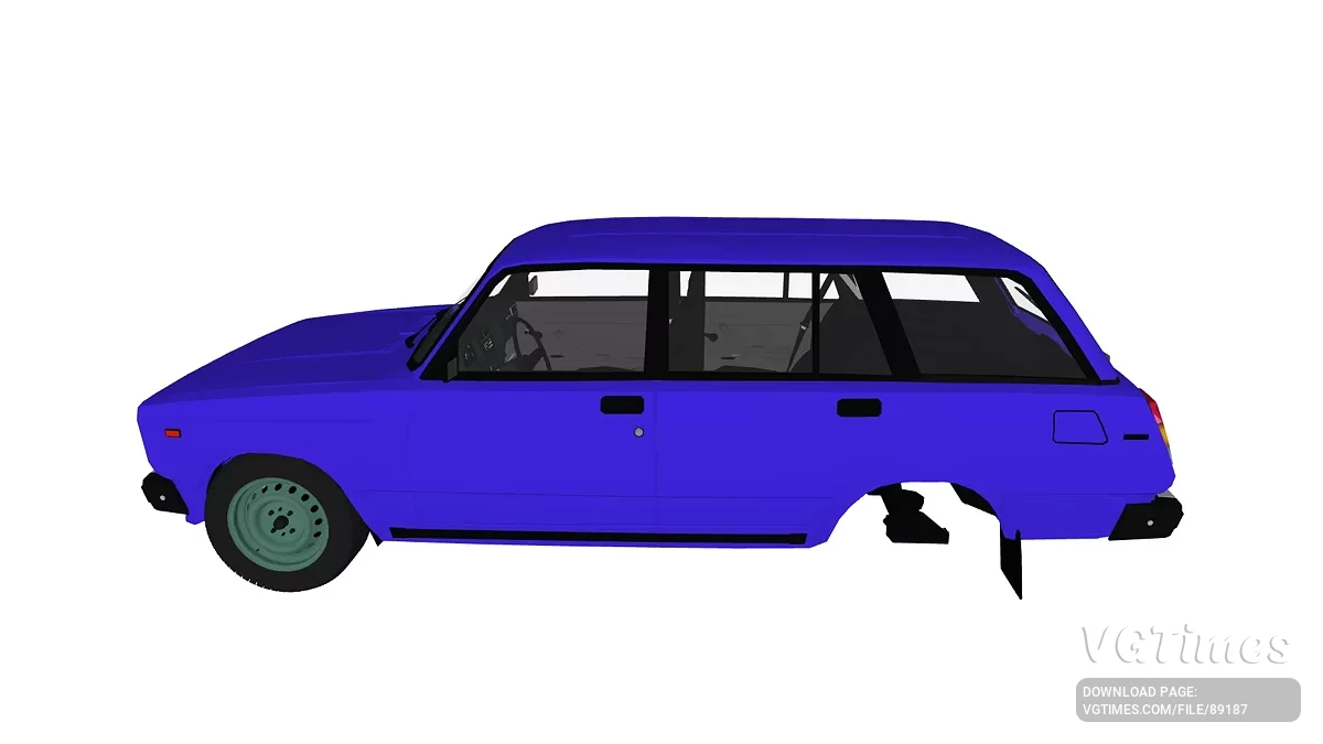 Simple Car Crash Physics Sim — ВАЗ 2104