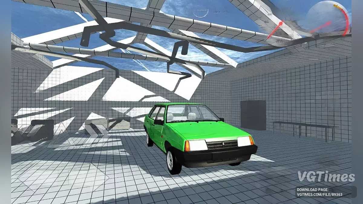 Simple Car Crash Physics Sim — ВАЗ 21099