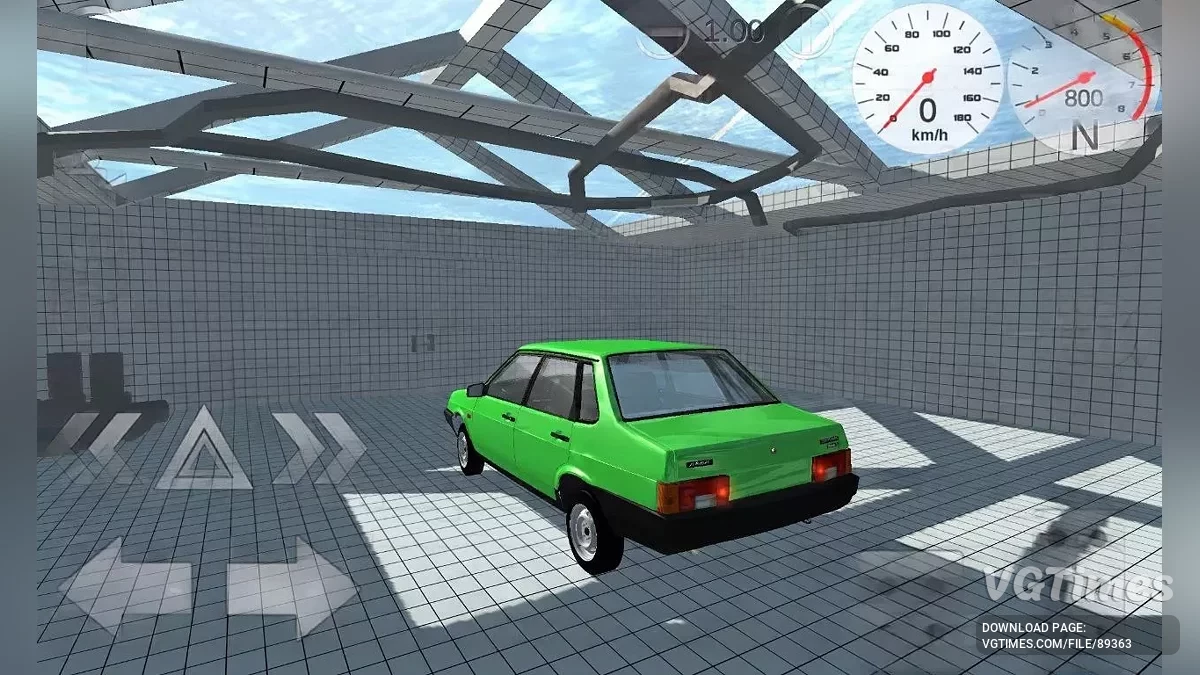 Simple Car Crash Physics Sim — ВАЗ 21099