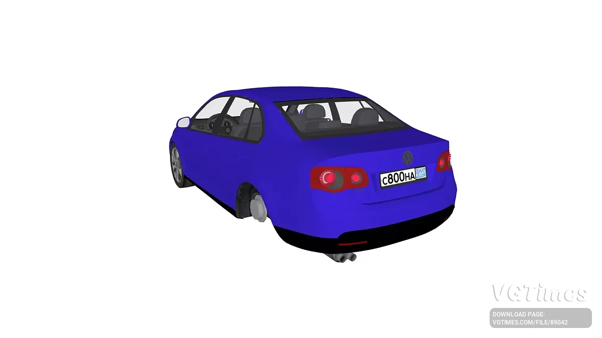 Simple Car Crash Physics Sim — Volkswagen Jetta A5