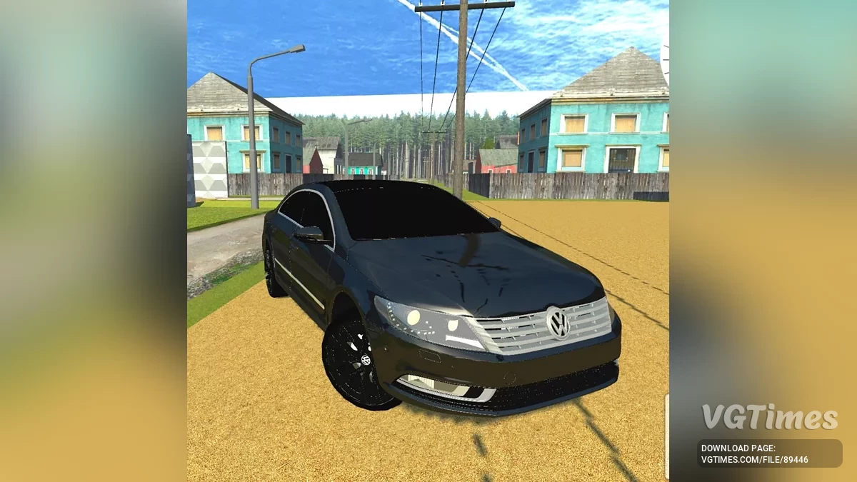 Simple Car Crash Physics Sim — Volkswagen Passat CC