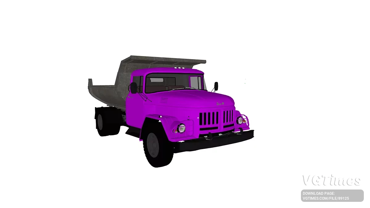 Simple Car Crash Physics Sim — ЗИЛ 131 самосвал