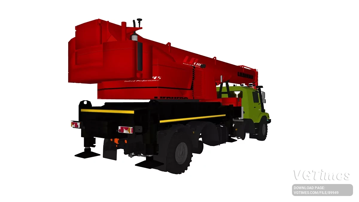 Simple Car Crash Physics Sim — Автокран Mercedes-Benz zetros 2733