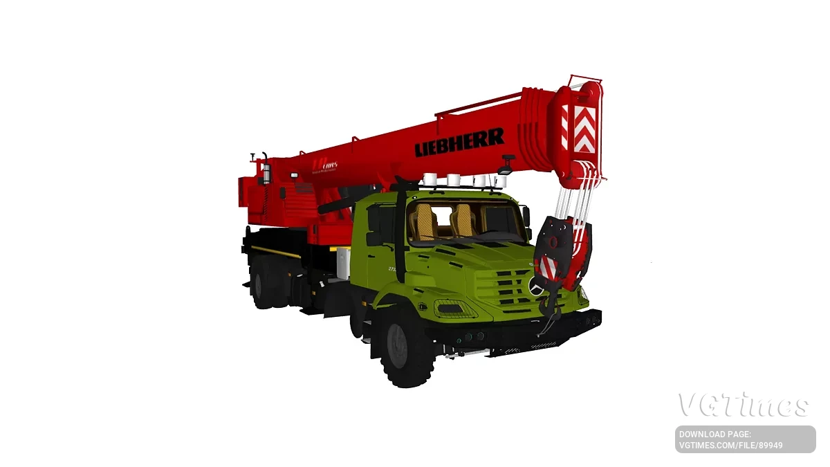 Simple Car Crash Physics Sim — Автокран Mercedes-Benz zetros 2733