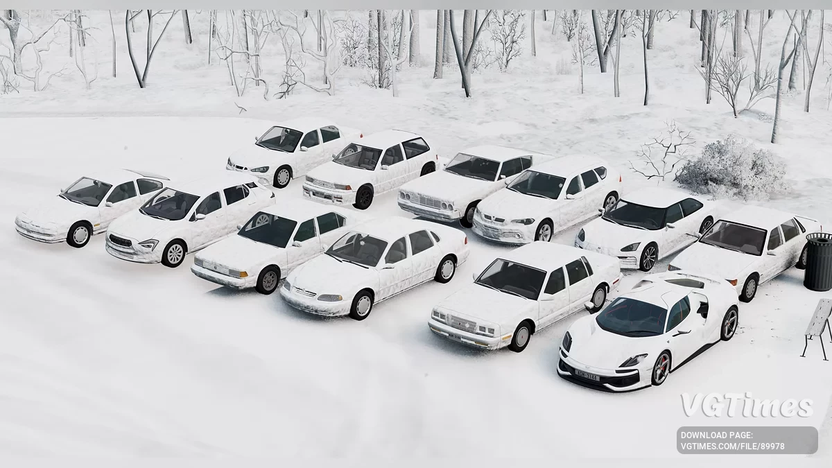 BeamNG.drive — Basic snow skins (0.38.x)