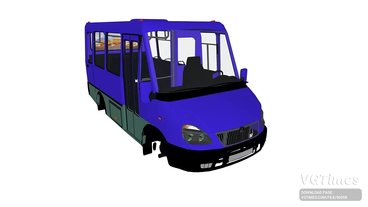 Simple Car Crash Physics Sim — БАЗ 2215 «Дельфин»