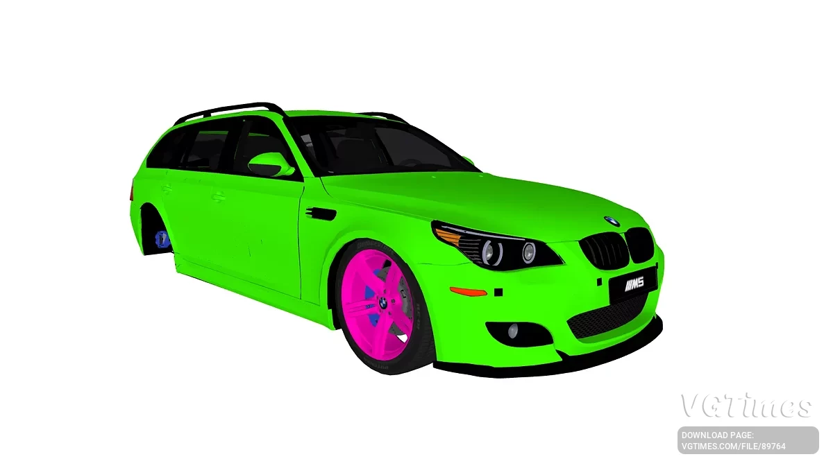 Simple Car Crash Physics Sim — BMW E61 M5