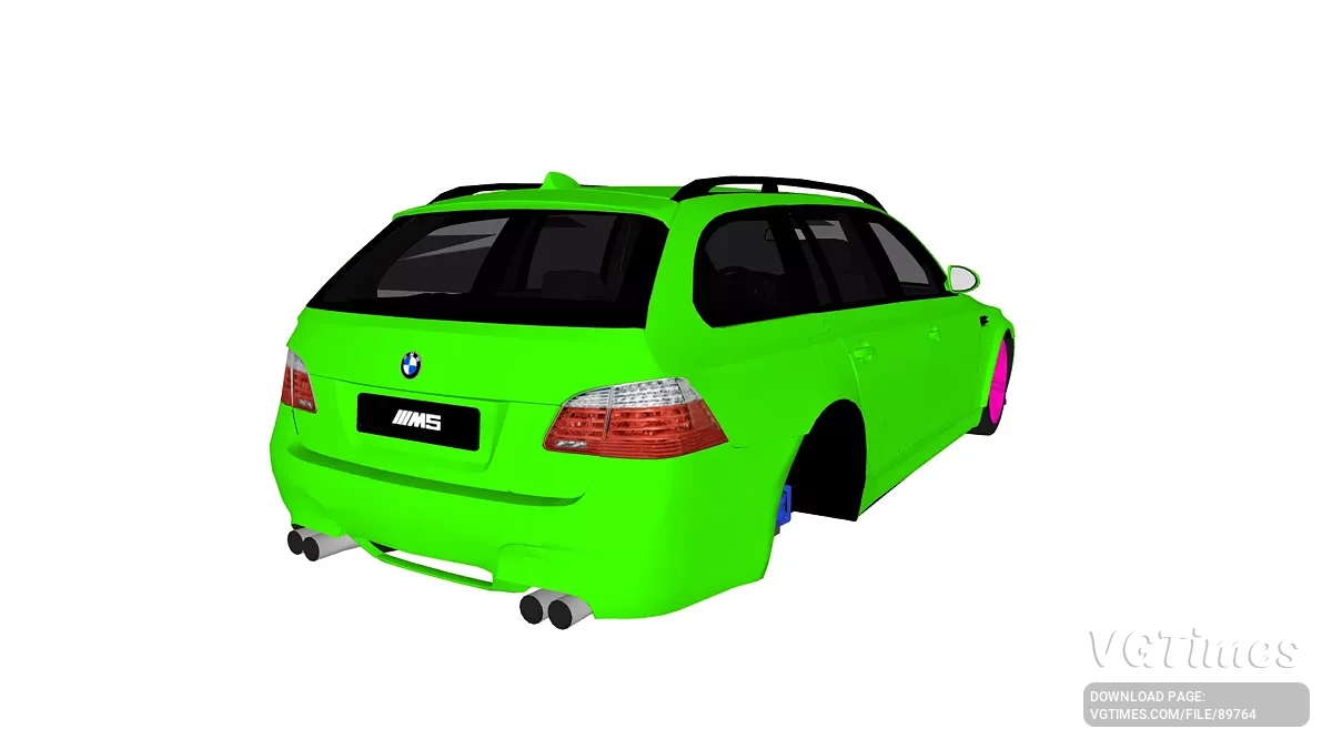 Simple Car Crash Physics Sim — BMW E61 M5