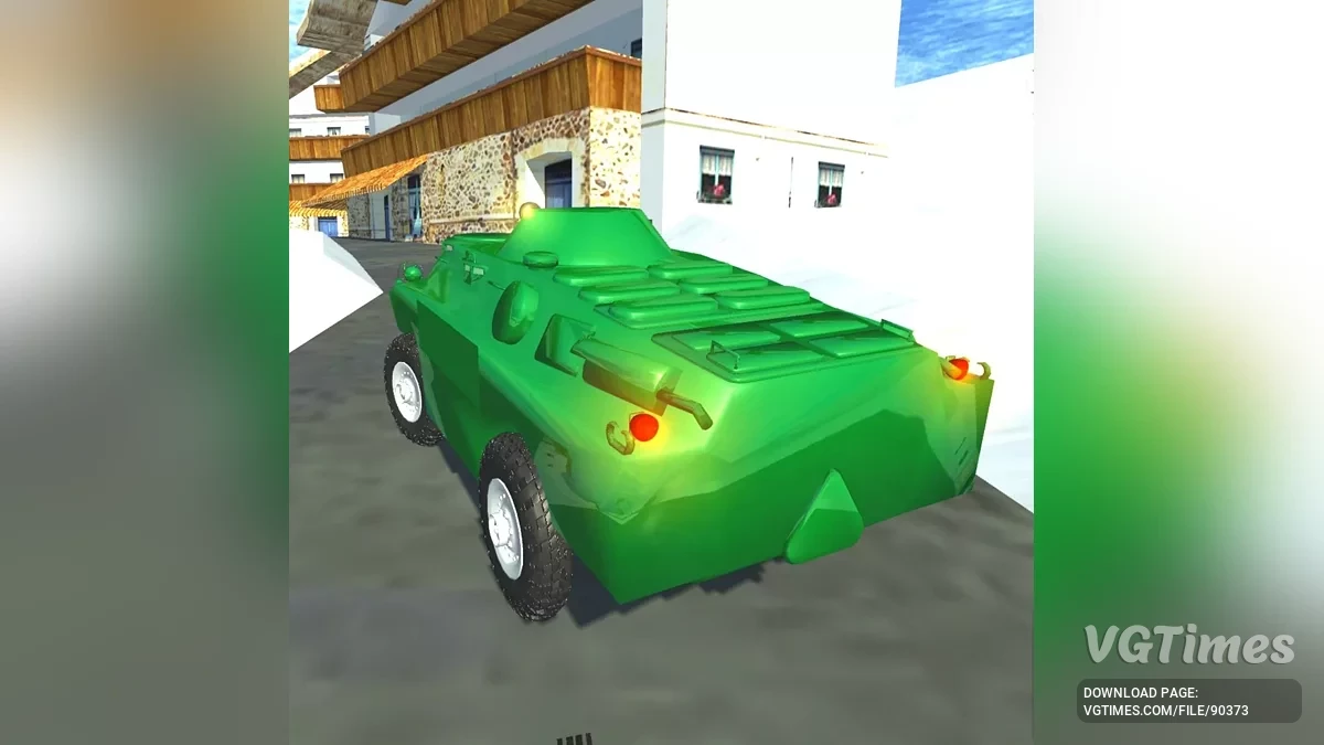 Simple Car Crash Physics Sim — БРДМ-2 Зона