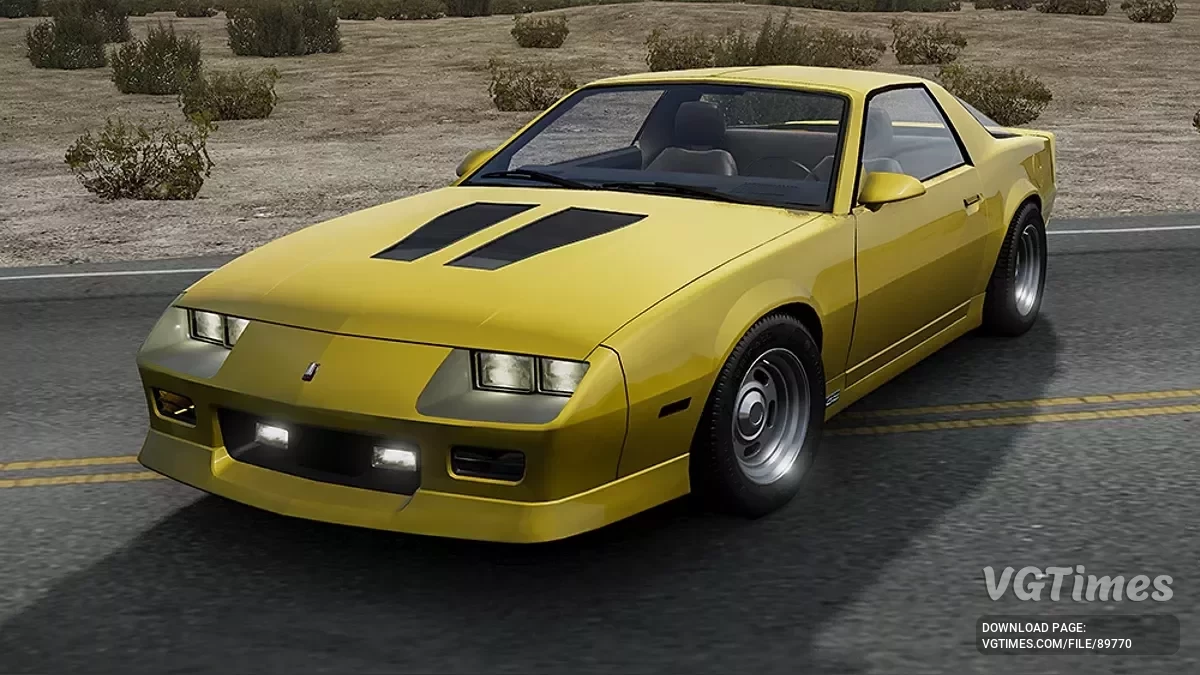 BeamNG.drive — Chevrolet Camaro 3-Gen 1982-1992 v1.0 (0.37.x)