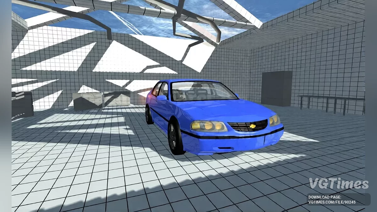Simple Car Crash Physics Sim — Chevrolet Impala 2000