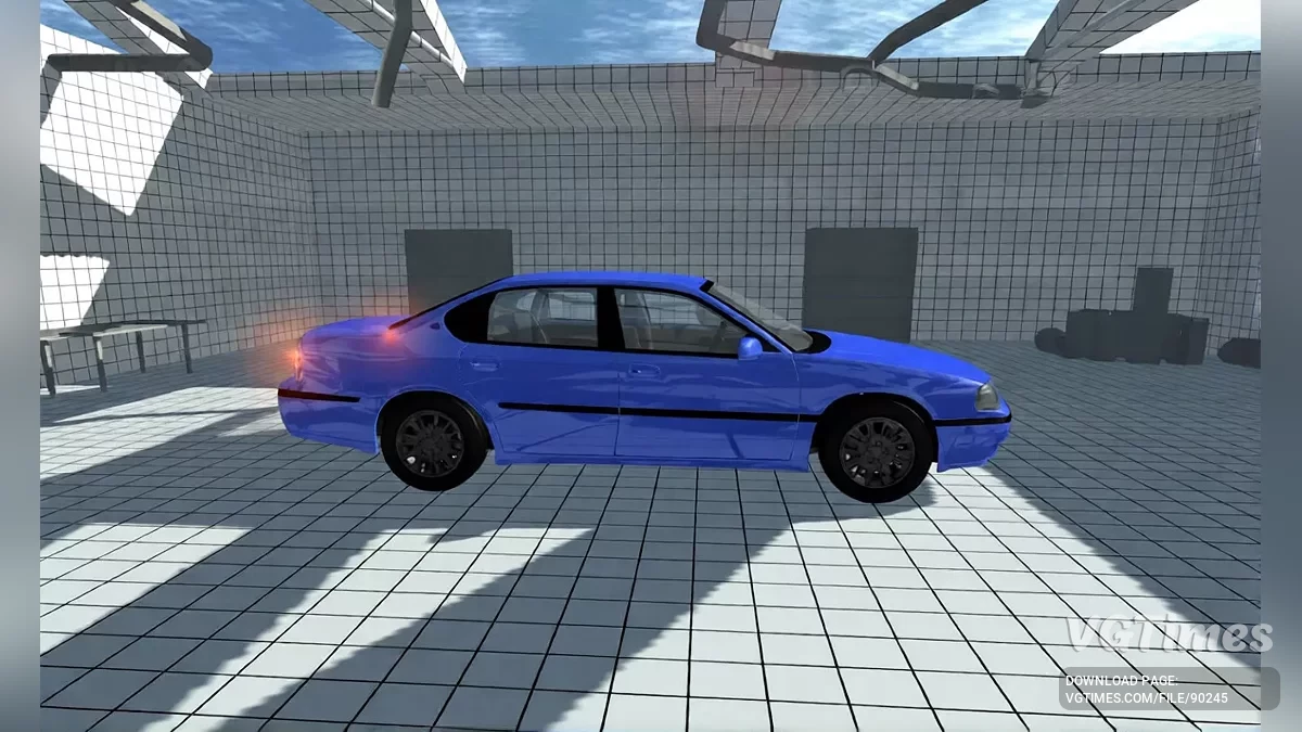 Simple Car Crash Physics Sim — Chevrolet Impala 2000
