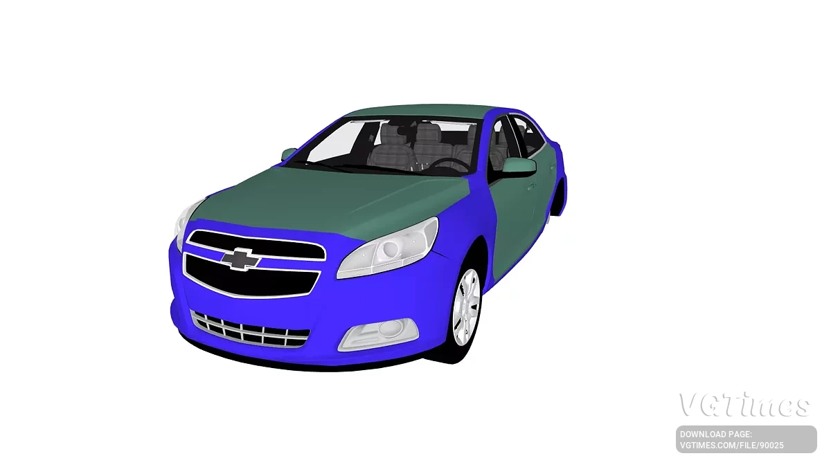 Simple Car Crash Physics Sim — Chevrolet Malibu 2015