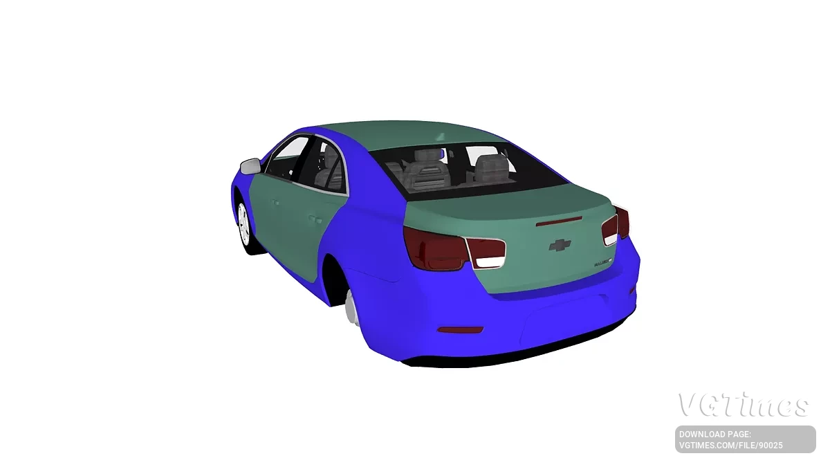Simple Car Crash Physics Sim — Chevrolet Malibu 2015