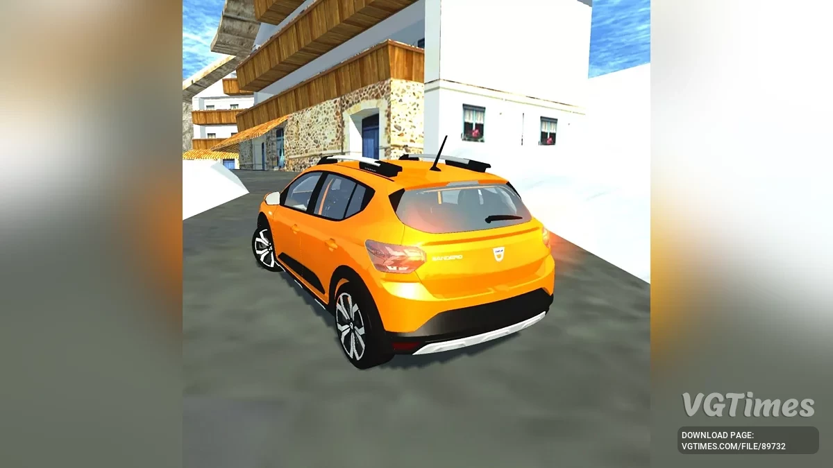 Simple Car Crash Physics Sim — Dacia Sandero Stepway