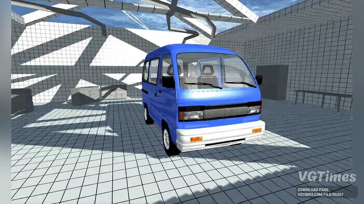 Simple Car Crash Physics Sim — Daewoo Damas