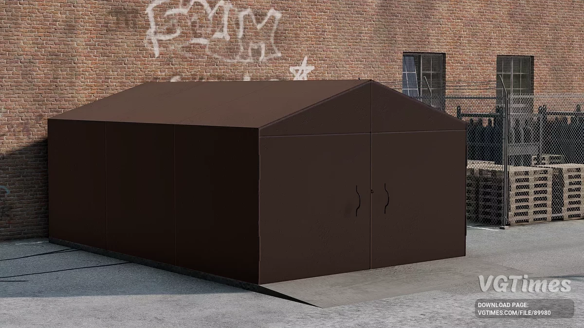 BeamNG.drive — Destructible Metal Garage v1.0 (0.38.x)