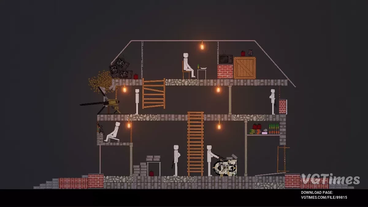 People Playground — Детализированное укрепление V1 [1.28.2a+]