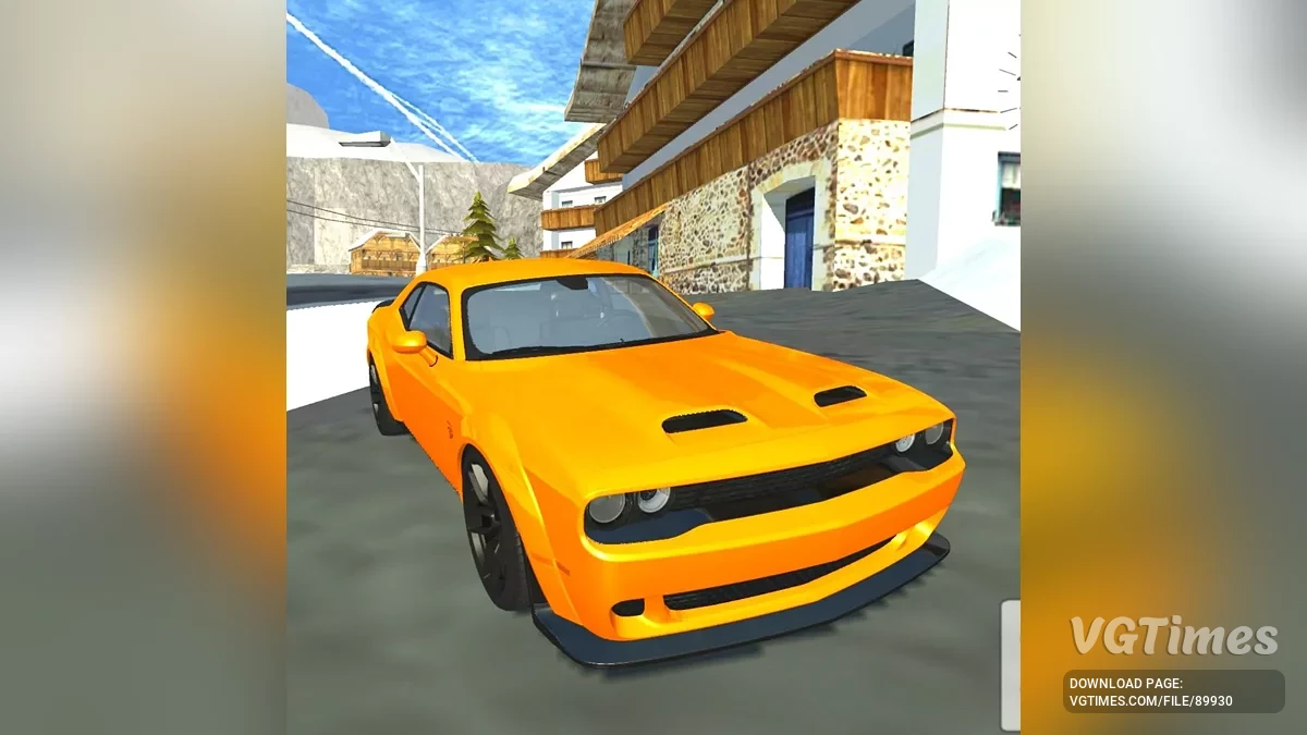 Simple Car Crash Physics Sim — Dodge Challenger SRT