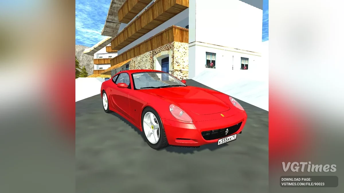 Simple Car Crash Physics Sim — Ferrari 612