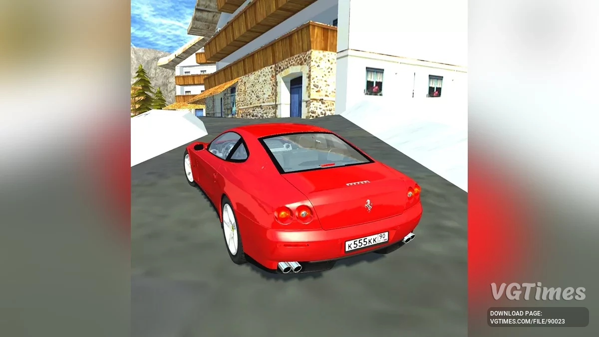 Simple Car Crash Physics Sim — Ferrari 612