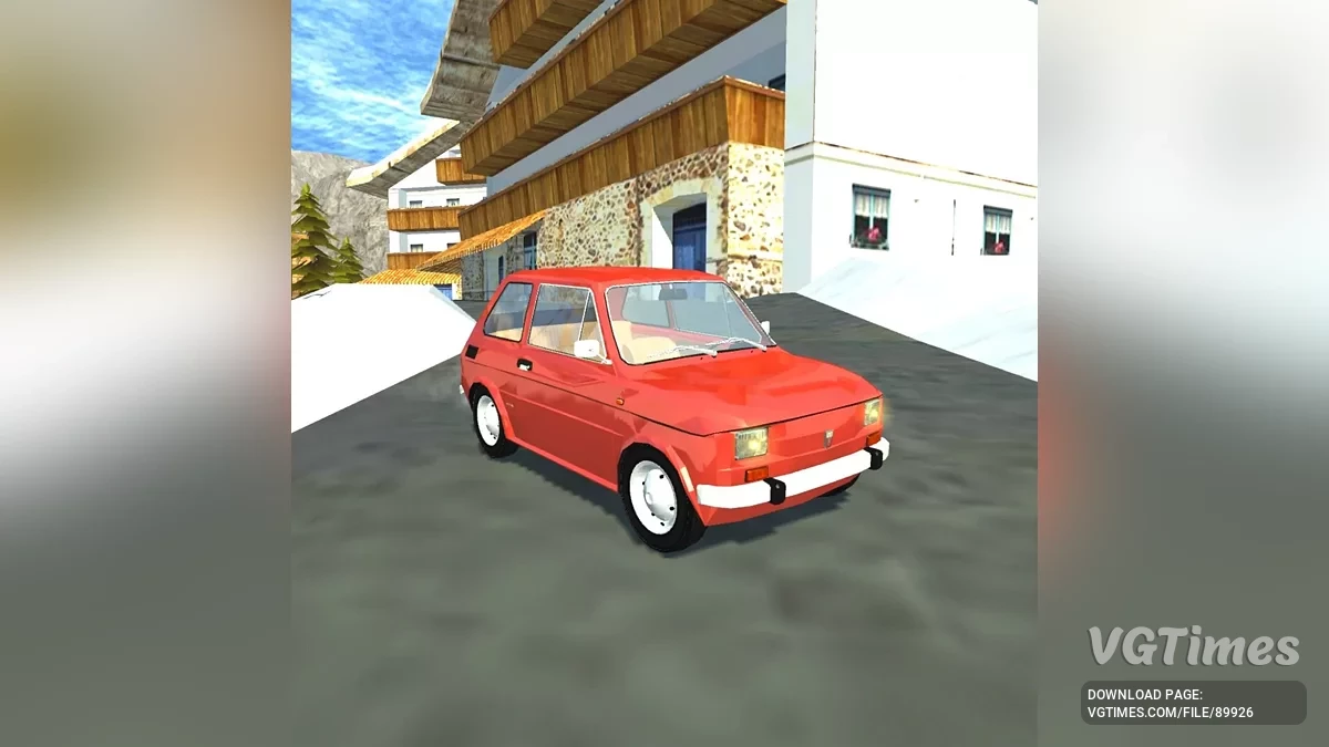Simple Car Crash Physics Sim — Fiat 126p