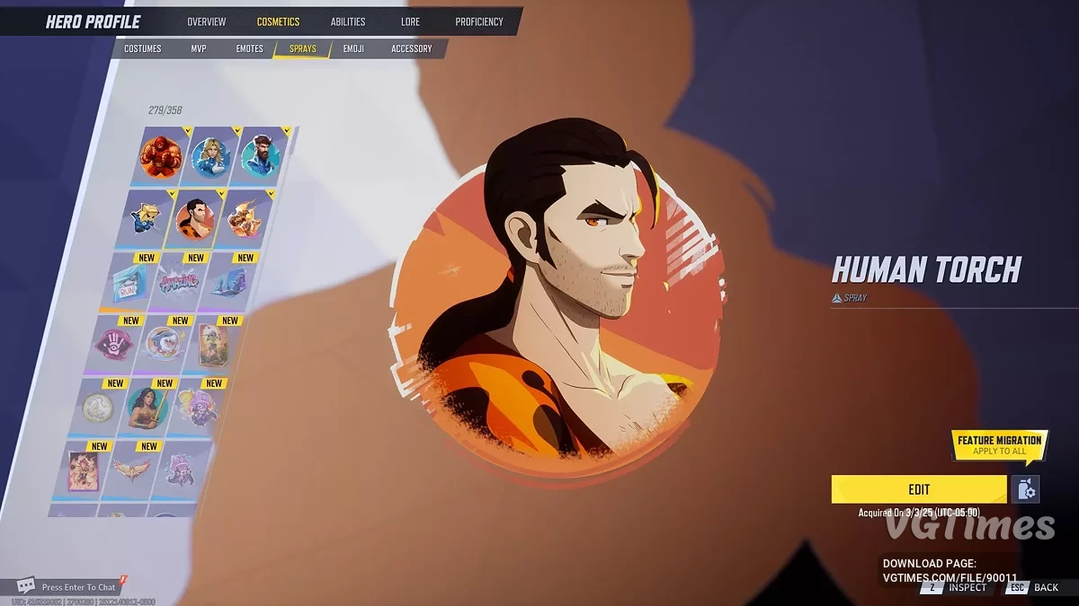 Marvel Rivals — Фламбе из игры Dispatch