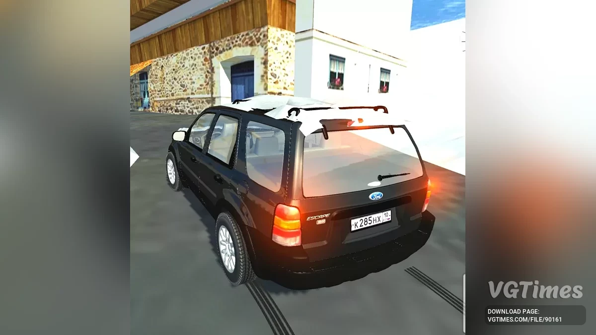 Simple Car Crash Physics Sim — Ford Escape XLT 2001