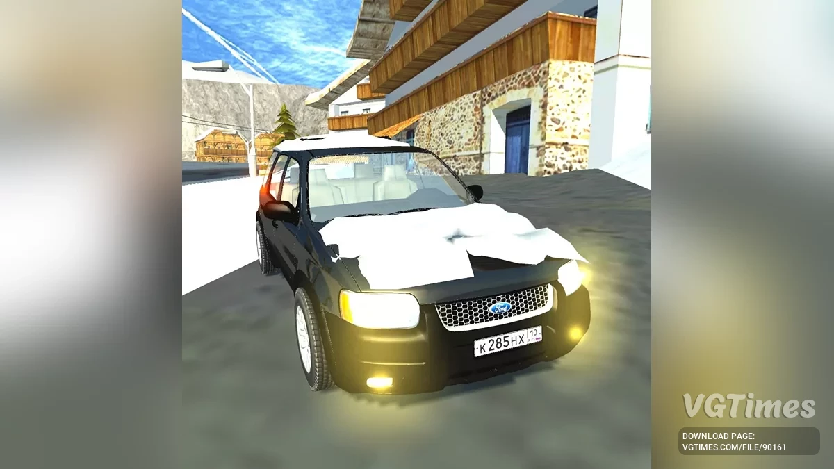 Simple Car Crash Physics Sim — Ford Escape XLT 2001