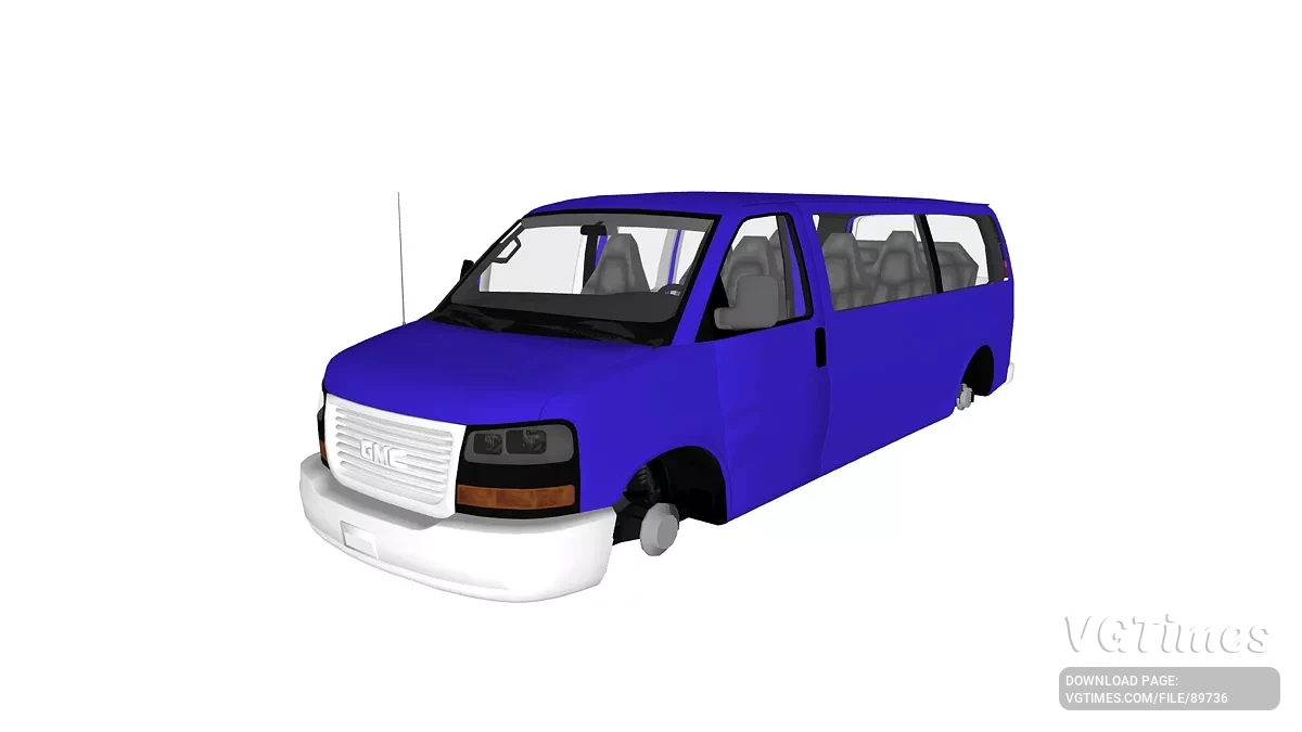 Simple Car Crash Physics Sim — GMC Savana 2005