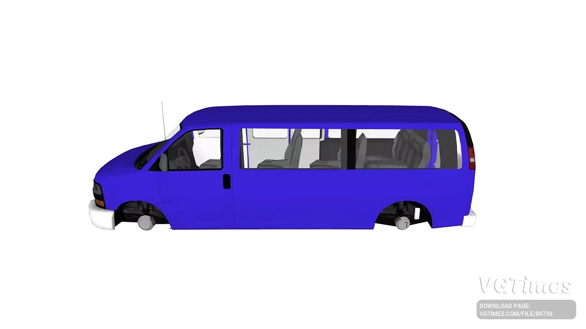 Simple Car Crash Physics Sim — GMC Savana 2005