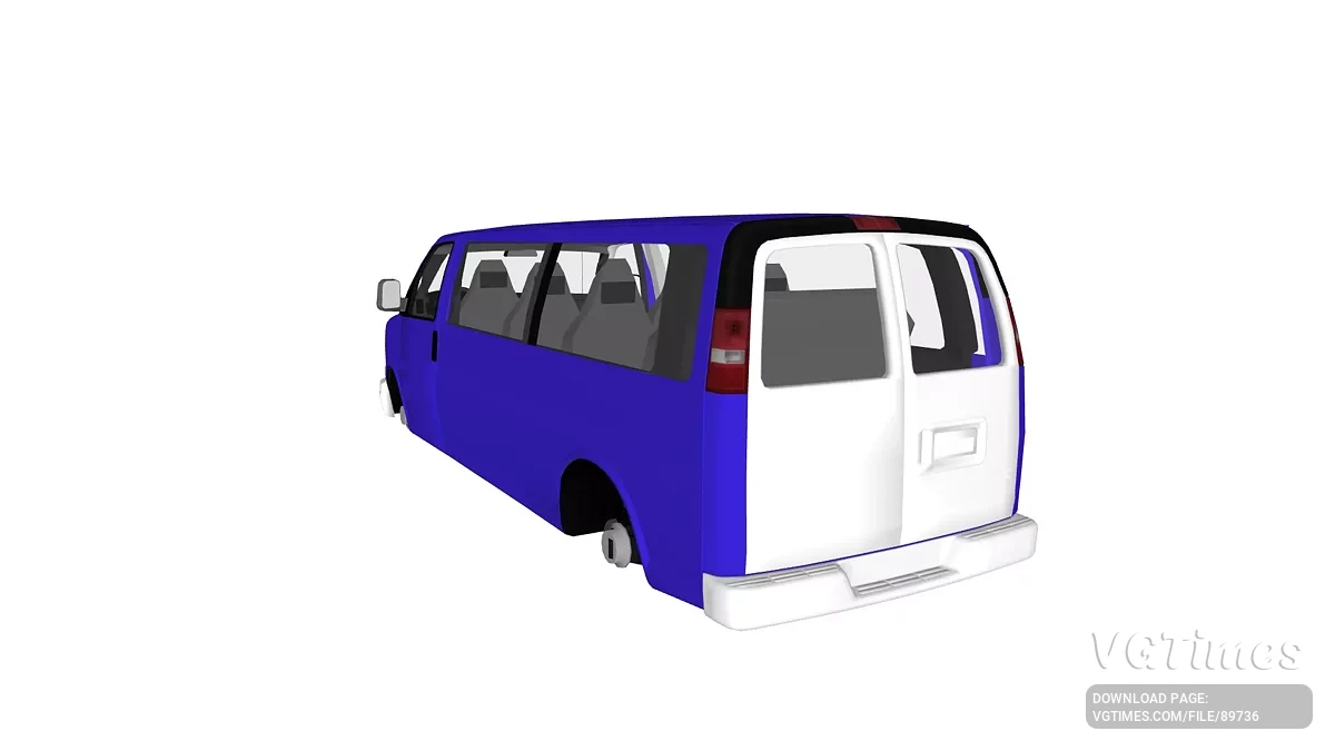 Simple Car Crash Physics Sim — GMC Savana 2005