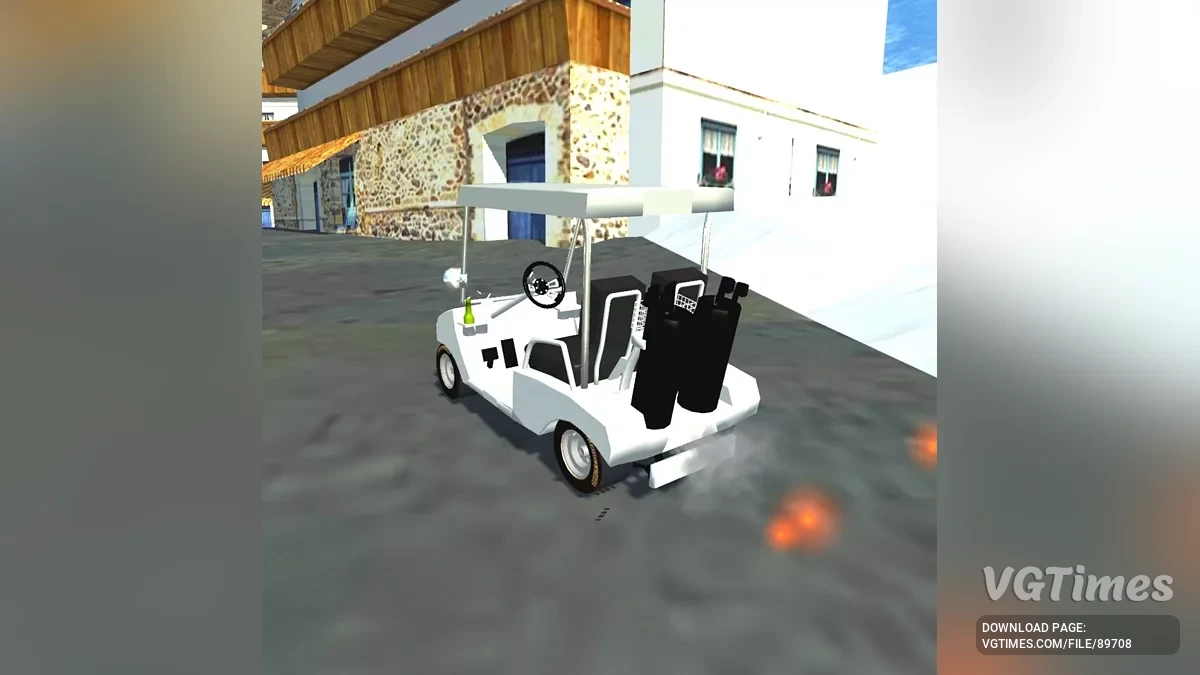 Simple Car Crash Physics Sim — Гольф-кар