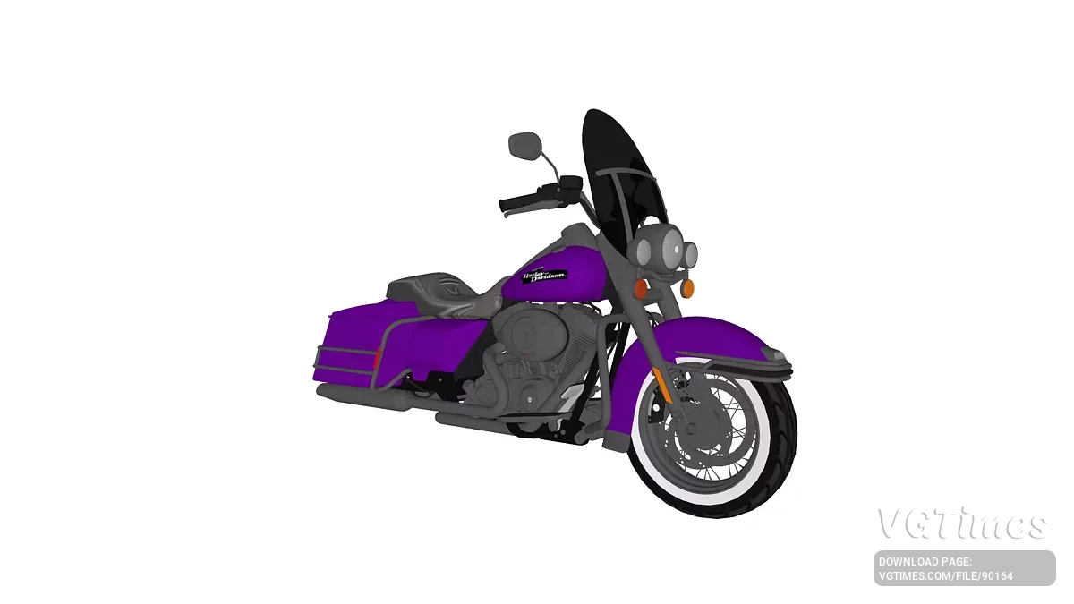 Simple Car Crash Physics Sim — Harley-Davidson Road King