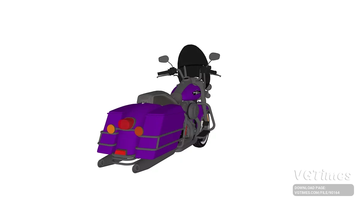 Simple Car Crash Physics Sim — Harley-Davidson Road King
