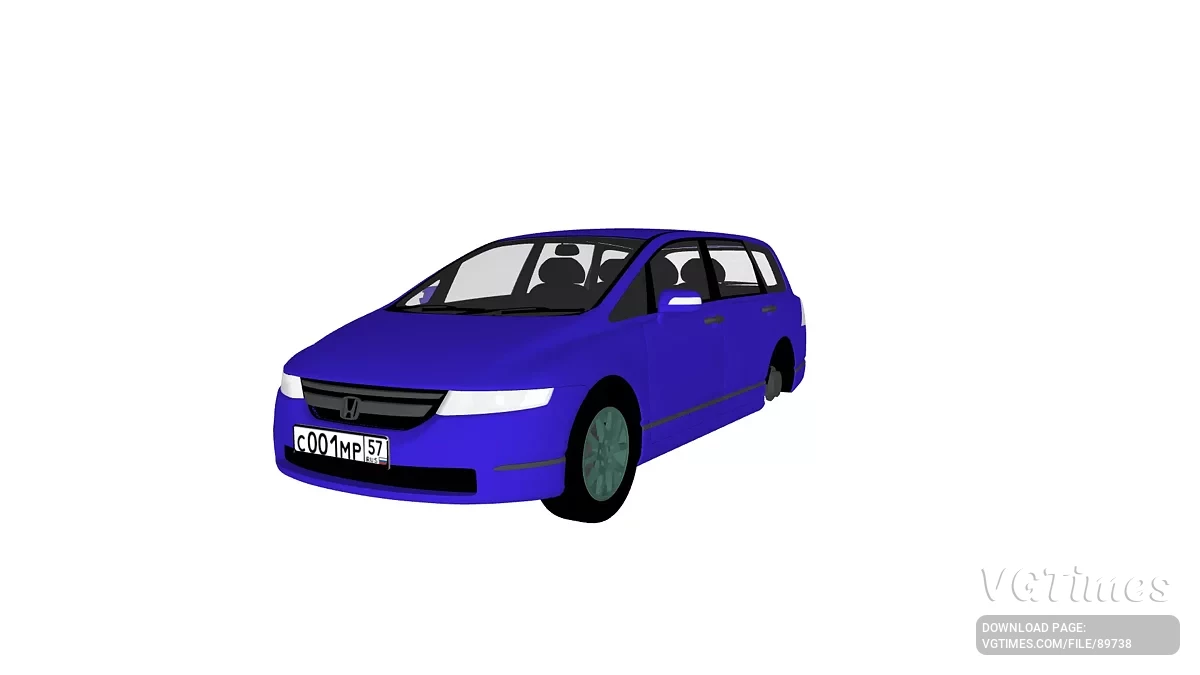 Simple Car Crash Physics Sim — Honda Odyssey 2003