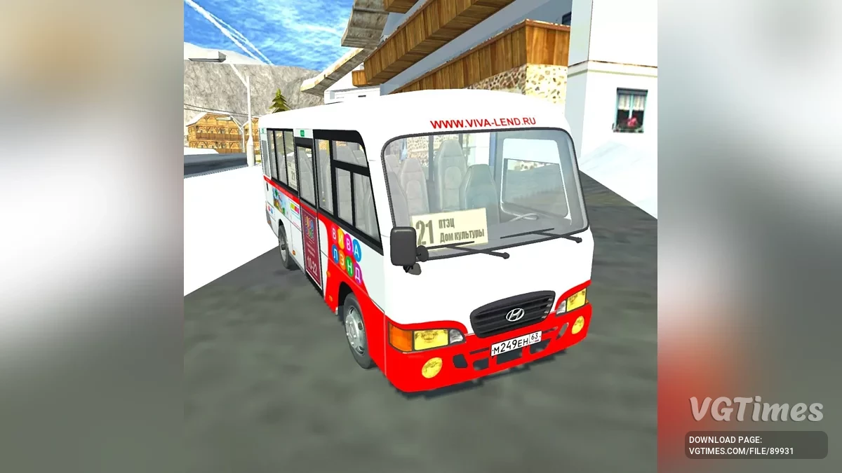 Simple Car Crash Physics Sim — Hyundai County 1998–2004