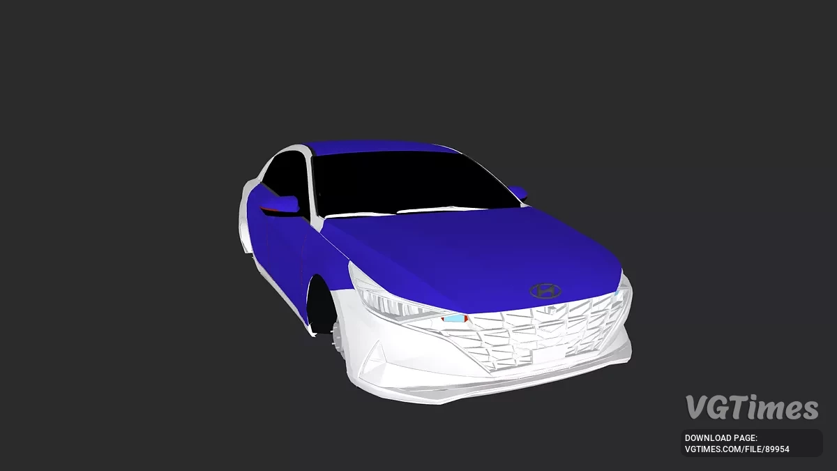 Simple Car Crash Physics Sim — Hyundai Elantra 2022