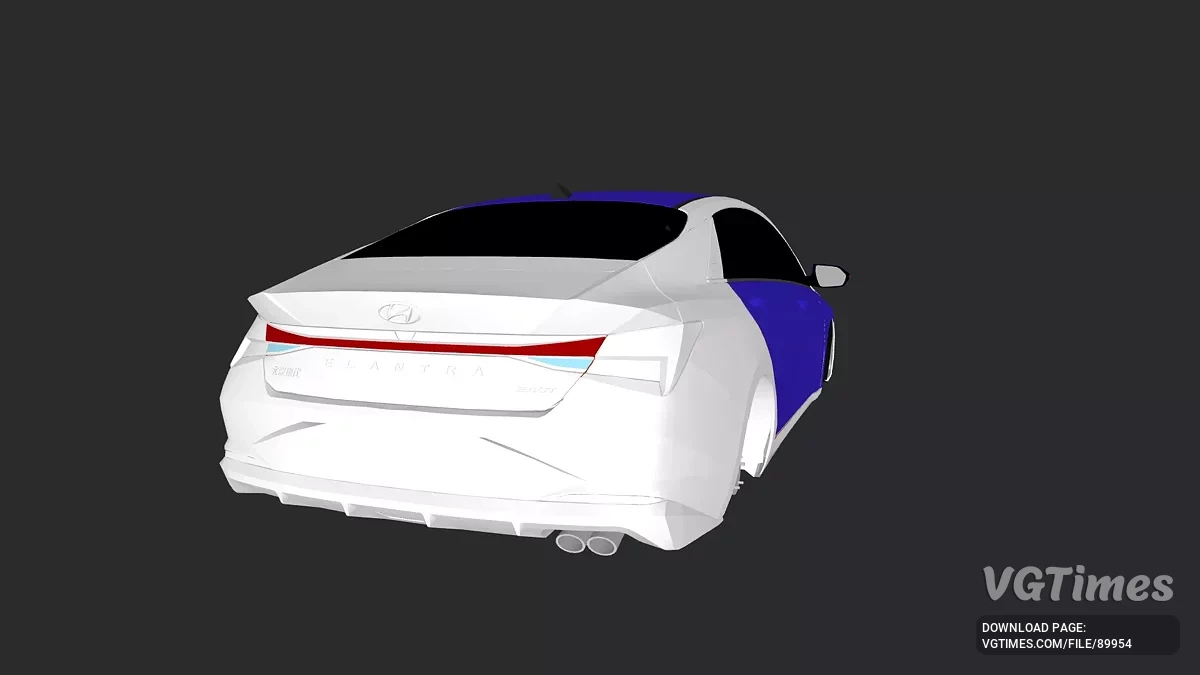 Simple Car Crash Physics Sim — Hyundai Elantra 2022