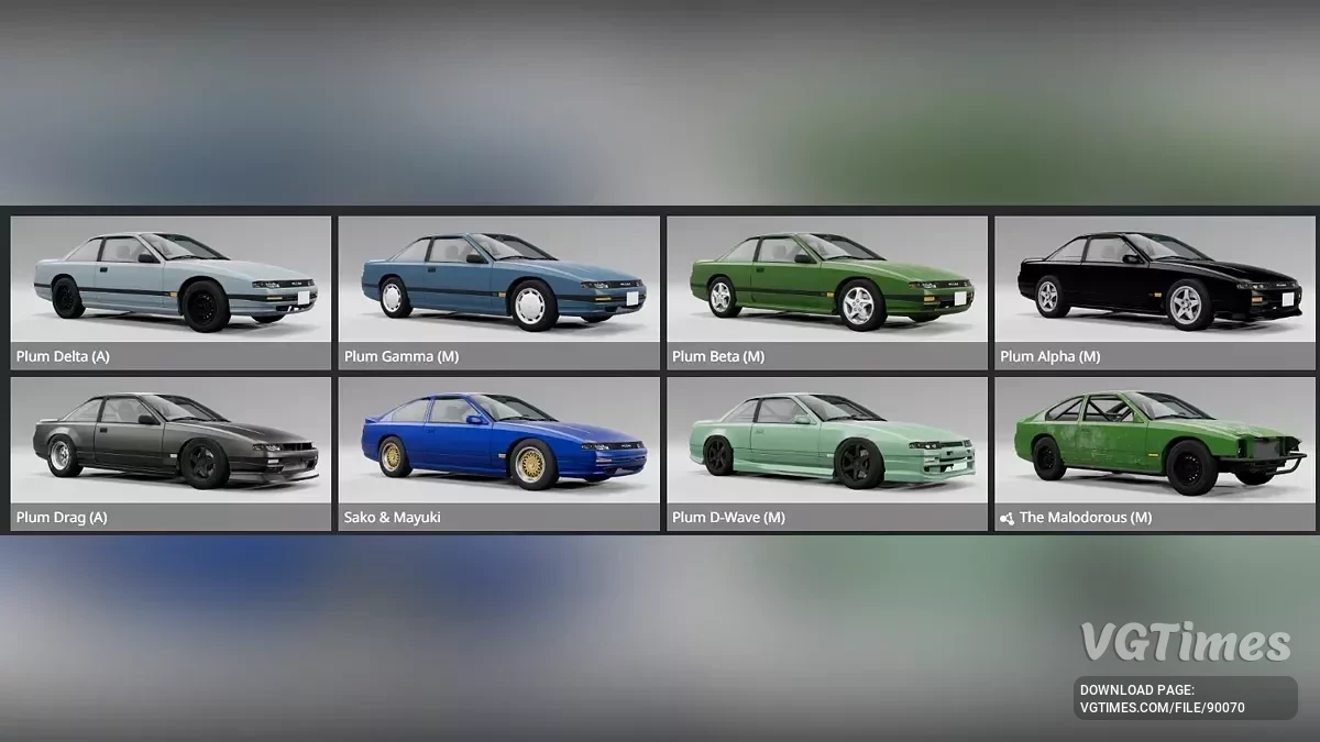 BeamNG.drive — Ibishu 200BX Plum (0.37.x)