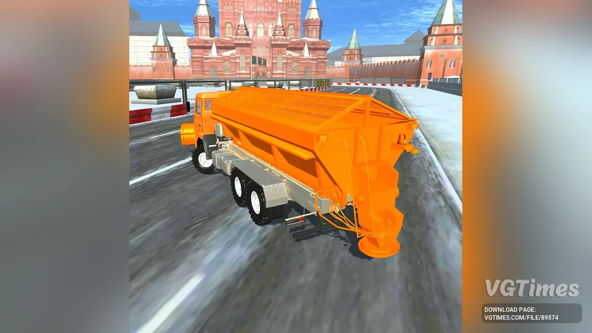 Simple Car Crash Physics Sim — Камаз 43118 снегоуборщик