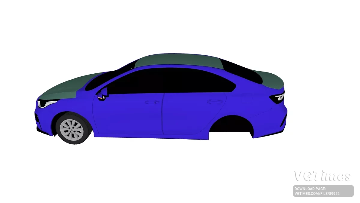 Simple Car Crash Physics Sim — Kia Cerato 2019