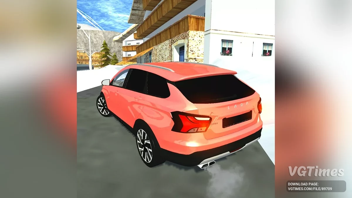 Simple Car Crash Physics Sim — Lada ISKRA SW CROSS