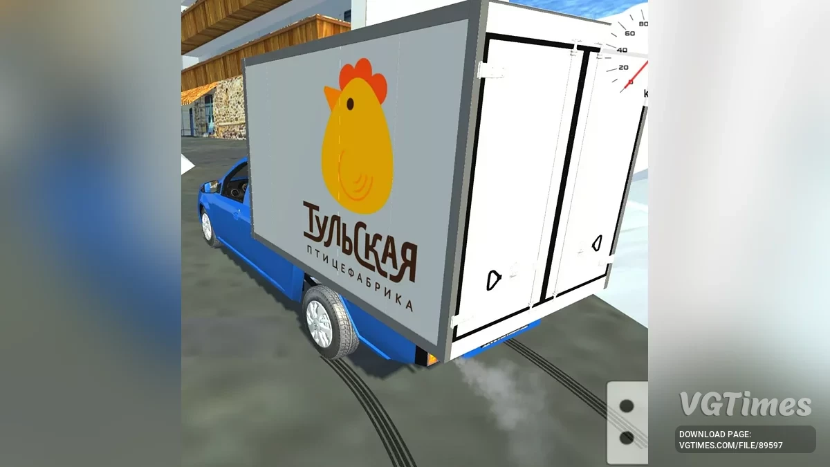 Simple Car Crash Physics Sim — Lada Largus грузовик