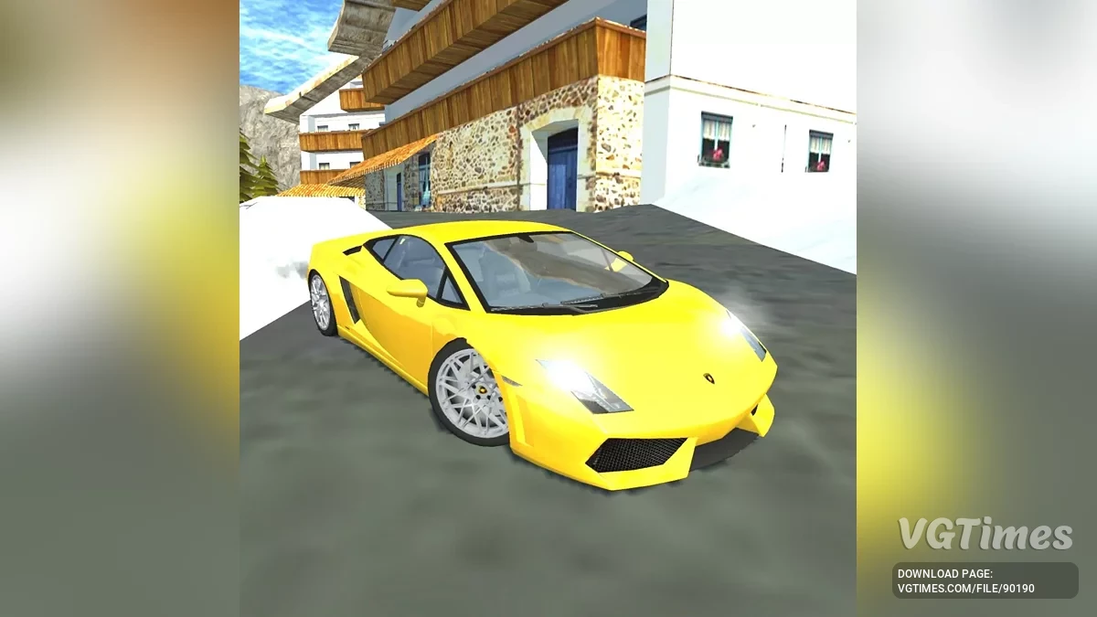 Simple Car Crash Physics Sim — Lamborghini Gallardo