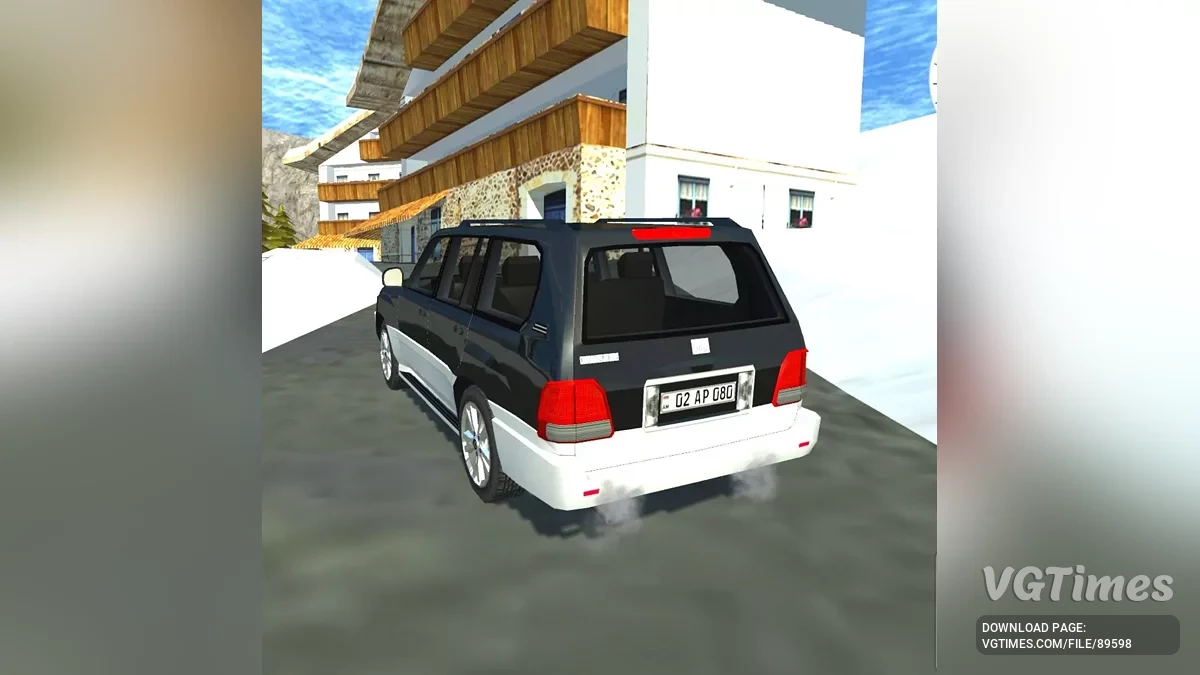 Simple Car Crash Physics Sim — Lexus lx470