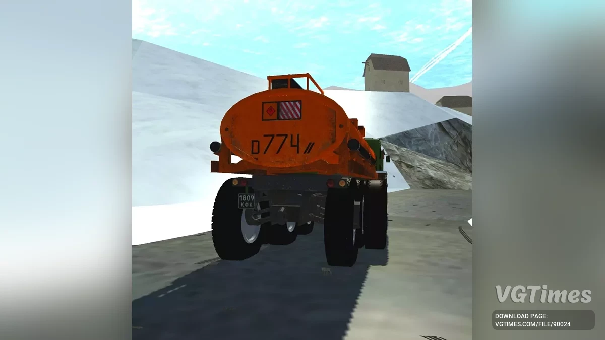 Simple Car Crash Physics Sim — Маз 535 снегоуборщик